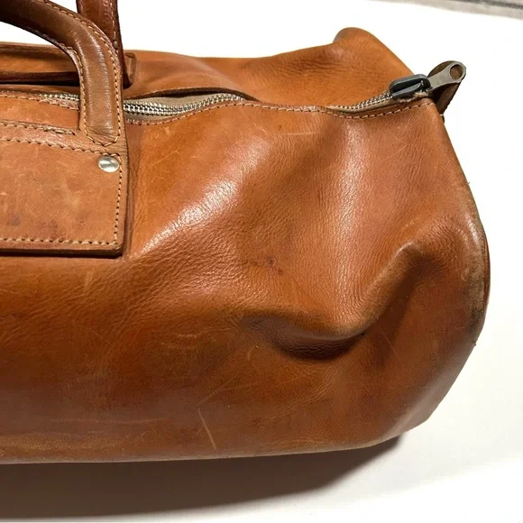 Vintage Leather Duffle bag - Picture 2 of 16